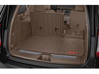 GM 84445541 Integrated Cargo Liner in Teak with GMC Logo