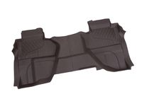 GM 23237405 Double Cab Second-Row Interlocking Premium All-Weather Floor Liner in Cocoa