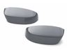 GM 17800741 Outside Rearview Mirror Cover,Note:Graystone (16U),Set of 2;