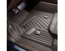 GM 84185471 First-Row Premium All-Weather Floor Liners in Cocoa with Bowtie Logo (for Models with Center Console)