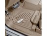 GM 84357874 First-Row Interlocking Premium All-Weather Floor Liner in Dune with Chrome GMC Logo (for Models without Center Console)