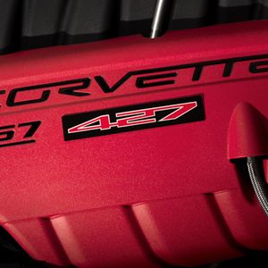 GM 19154724 7.0L Engine Decals in Red and Black Satin with 427 Logo