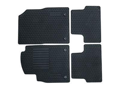 GM 39029757 First-and Second-Row Premium All-Weather Floor Mats in Jet Black with Cascada Script