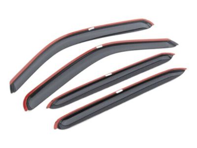 GM 12497163 Side Window Weather Deflector - Front and Rear Sets