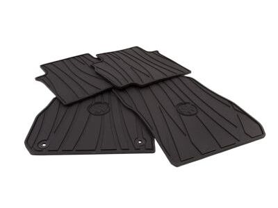 GM 26668491 First-and Second-Row Premium All-Weather Floor Mats in Jet Black with Buick Logo