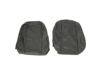 GM 12499913 Front Bucket Seat Cover Set in Ebony with Bowtie Logo