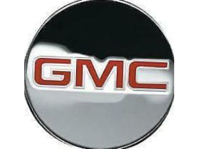 GM 12499422 Center Cap, Note:Red GMC Logo, Polished;