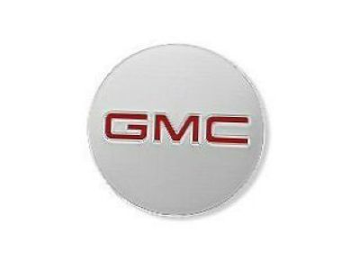 GM 12499422 Center Cap, Note:Red GMC Logo, Polished;