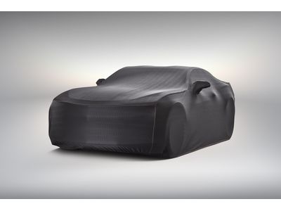 GM 23457478 Premium Indoor Car Cover in Black with Embossed Camaro Logos
