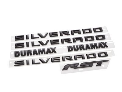 GM 84300954 Silverado LTZ Emblems in Black