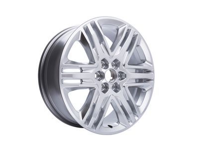 GM 23413107 20X8-Inch Aluminum 6-Split-Spoke Wheel Rim In Sterling Silver