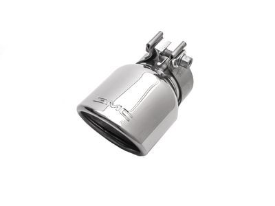 GM 19156358 5.3L Polished Stainless Steel Angle-Cut Dual-Wall Exhaust Tip with GMC Logo