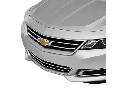 GM 22985030 Grille in Chrome with Primer Surround and Bowtie Logo