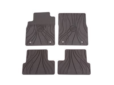 GM 22890578 Front and Rear All-Weather Floor Mats in Cocoa