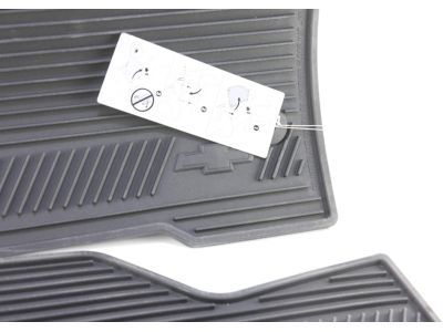 GM 22832327 Front All-Weather Floor Mats in Jet Black with Bowtie Logo