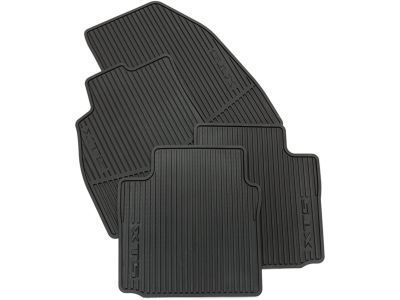GM 22757756 Front and Rear All-Weather Floor Mats in Jet Black with XTS Logo