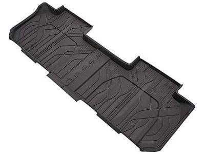 GM 84206854 Second-Row Interlocking Premium All-Weather Floor Liner in Jet Black (for Models with Second-Row Captain's Chairs)