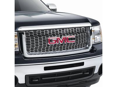 GM 22767481 Grille, Note:Oval Pattern, For Use on Light Duty Models, Chrome;