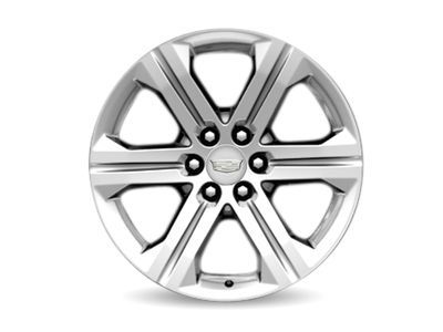 GM 19301157 22X9-Inch Aluminum 6-Spoke Wheel Rim In Chrome