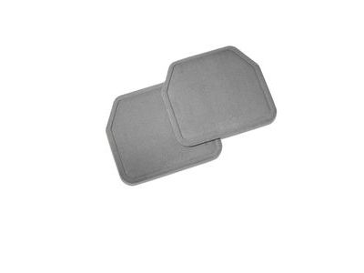 GM 12497598 Floor Mats - Carpet Replacements, Third Row, Color:Gray;