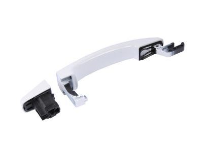 GM 95964717 Front Door Handles in Summit White with Chrome Strip