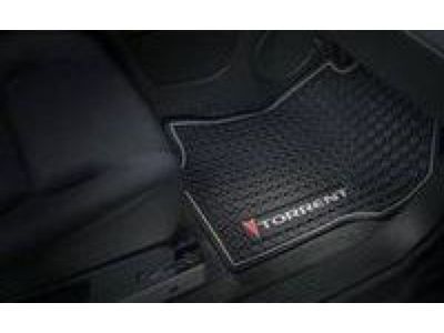 GM 12499457 Floor Mats - Premium All-Weather, Note:Torrent Logo on Front Mats, Ebony;