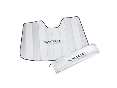 GM 84017151 Front Sunshade Package in Silver with Volt Script