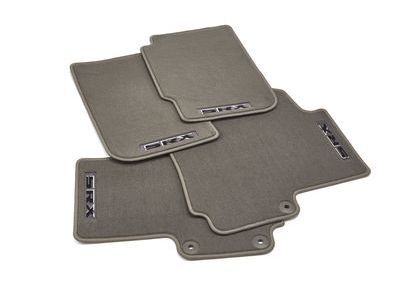 GM 22808862 Front and Rear Carpeted Floor Mats in Titanium with SRX Logo