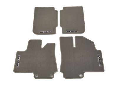 GM 22808862 Front and Rear Carpeted Floor Mats in Titanium with SRX Logo