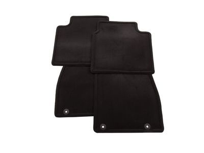 GM 19300308 Front and Rear Carpeted Floor Mats in Black