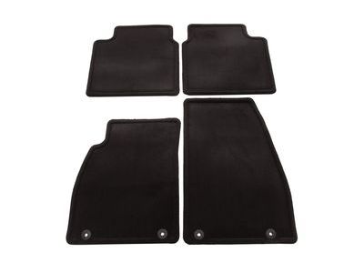 GM 19300308 Front and Rear Carpeted Floor Mats in Black
