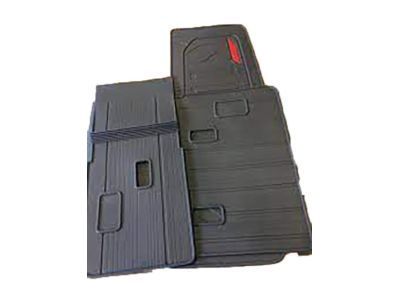 GM 84445540 Integrated Cargo Liner in Very Dark Ash Gray with GMC Logo