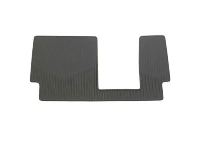GM 84220184 Third-Row One-Piece Premium All-Weather Floor Mat in Jet Black (For models with Second-Row Bench Seat)
