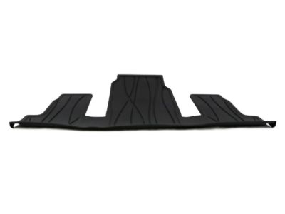 GM 84202829 Third-Row One-Piece Premium All-Weather Floor Liner in Ebony (for Models with Second-Row Captain's Chairs)