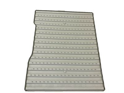 GM 23132629 Second-Row Pass-Through All-Weather Floor Mat in Cocoa for Models with Second-Row Captain's Chairs