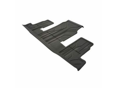 GM 84206889 Third-Row Premium All-Weather Floor Liner in Jet Black (for Models with Second-Row Captain's Chairs)