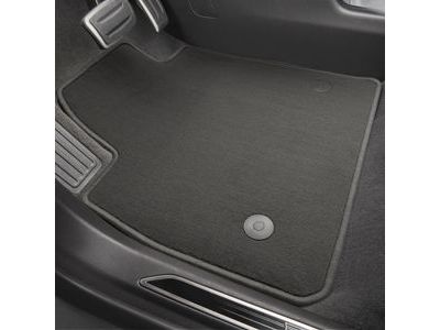 GM 23326701 Front and Rear Carpeted Floor Mats in Dark Titanium