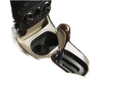 GM 12499512 Ebony Leather Shift Knob, Note:with Satin Nickel Center Plate;