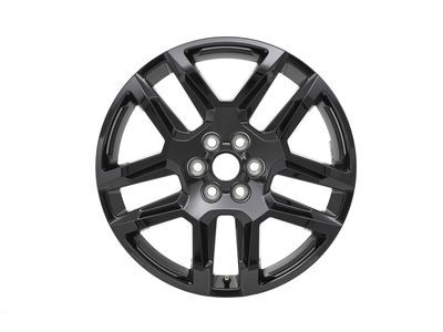 GM 84208837 20X8-Inch Aluminum 5-Split-Spoke Wheel Rim In Gloss Black