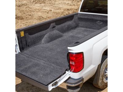 GM 84096100 Carpeted Bed Liner with Bowtie Logo (for Standard Bed Models)