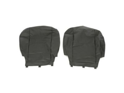 GM 12499923 Front Split Bench Seat Cover Set in Ebony with Bowtie Logo