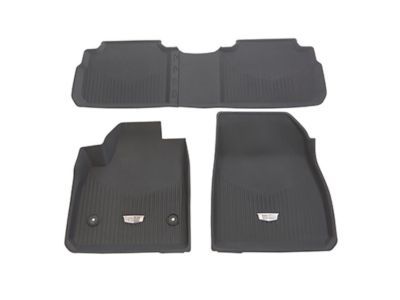 GM 84605147 First-and Second-Row Premium All-Weather Floor Liners in Dark Titanium