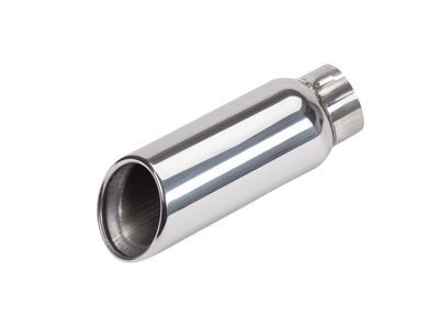 GM 23435023 6.2L Polished Stainless Steel Angle-Cut Dual-Wall Exhaust Tip