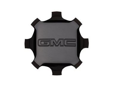 GM 84465268 Center Cap in Gloss Black with Black GMC Logo