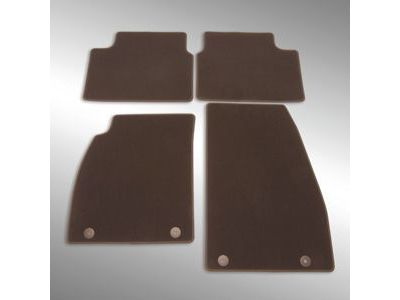 GM 19301573 Front and Rear Carpeted Floor Mats in Cocoa