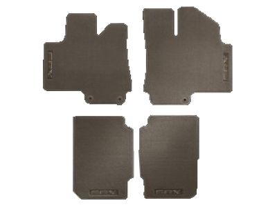 GM 22808861 Front and Rear Carpeted Floor Mats in Dune with SRX Logo