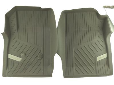 GM 84370641 First-Row Premium All-Weather Floor Liners in Cocoa with GMC Logo