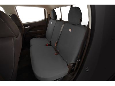 GM 84301780 Carhartt Crew Cab Rear Full Bench Seat Cover Package in Gravel (without Armrest)