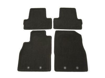 GM 22897776 Front and Rear Carpeted Floor Mats in Black