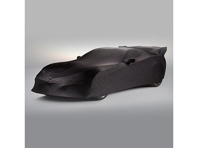 GM 84053409 Premium Indoor Car Cover in Black with Embossed ZR1 Logos